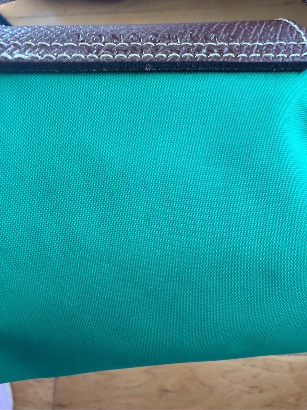 Longchamp LONGCHAMP Le Pliage cosmetic Pouch with Handle Kelly Green - Picture 8 of 8